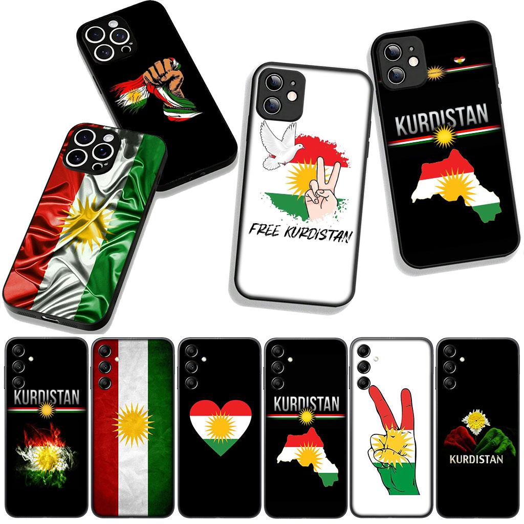 Cover for Apple iPhone 16 15 14 Plus 13 12 Mini 17 Pro Max + ProMax 16E Air Casing Phone Case Kurdistan Flag
