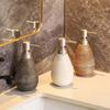 Yaratıcı Retro Stil Seramik Basmalı Sabunluk Pompalı, El Sabunu Şişesi, Banyo, Mutfak ve Tuvaletler İçin Uygun