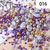 Yantuo 1000g Mixed Packaging Flat Back Pearls Resin Rhinestone Jelly Rhinestones Bulk Abs Loose Pearl for DIY Decoration