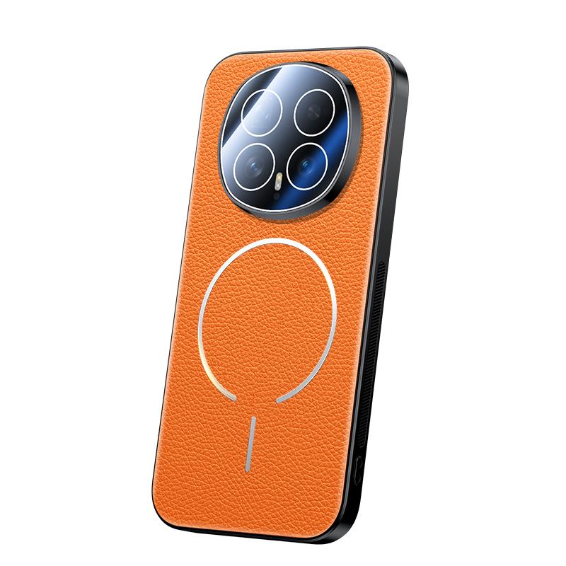 For Huawei Honor Magic 8 7 6 Pro Case Luxury PU Leather Magnetic wireless charging Protective Back Cover For Magic 7 6Lite Shell