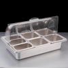 JINGRX Edelstahl Food Display & Servier-Set
