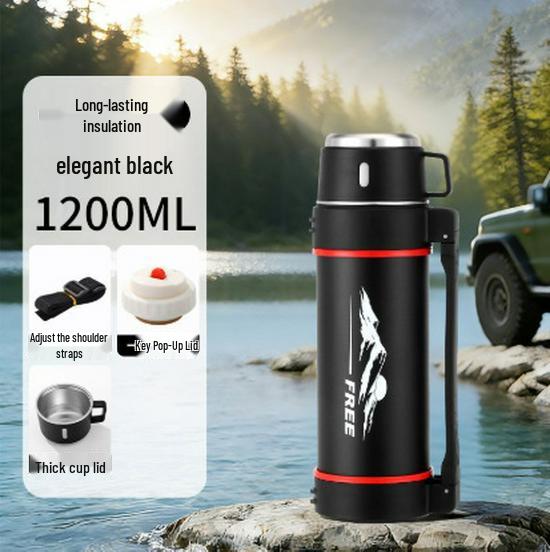 Large Capacity 304 Stainless Steel Insulated Thermos Cup for Travel and Home