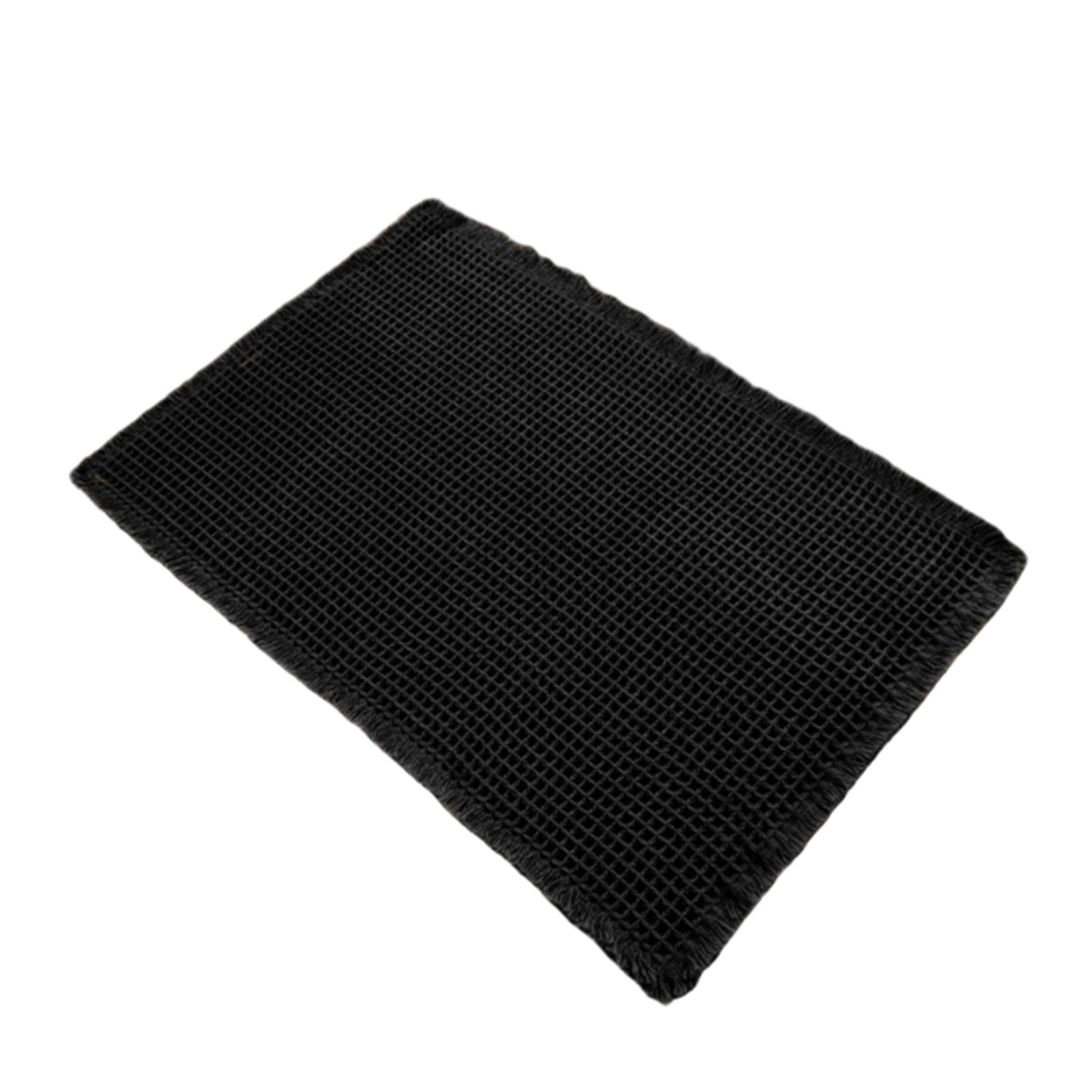 

Bathroom Mat, Toilet Entrance Mat, Non- Mat, Bedroom Doormat, Household Absorbent Mat, Toilet Carpet One Size чёрный