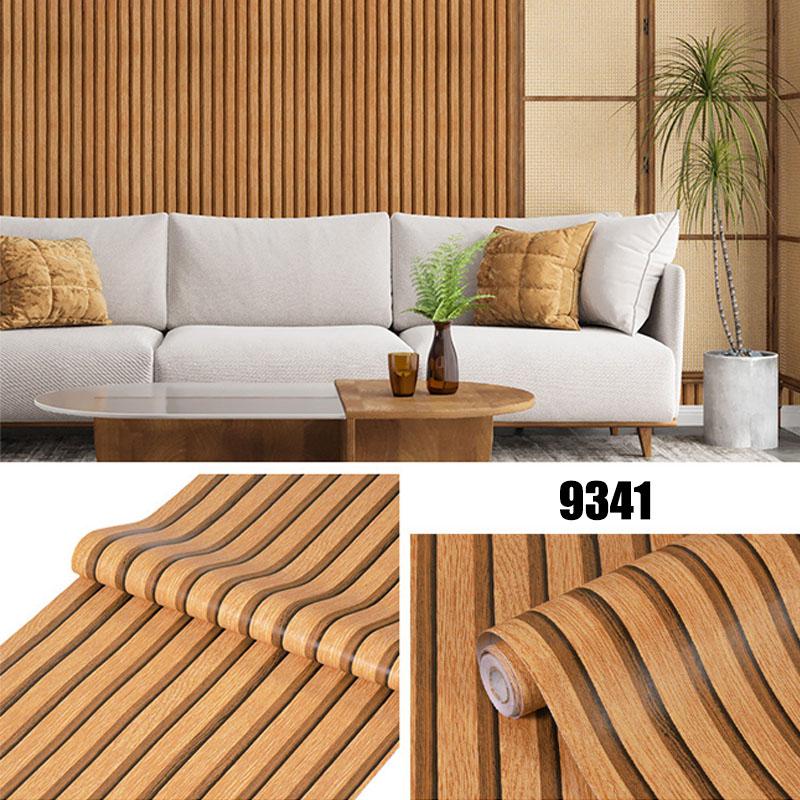 45cm Peel and Stick Wallpaper Self Adhesive Wall Stickers Room Decoration PVC Grid Stripes Wallpapers Home Decor Sticker