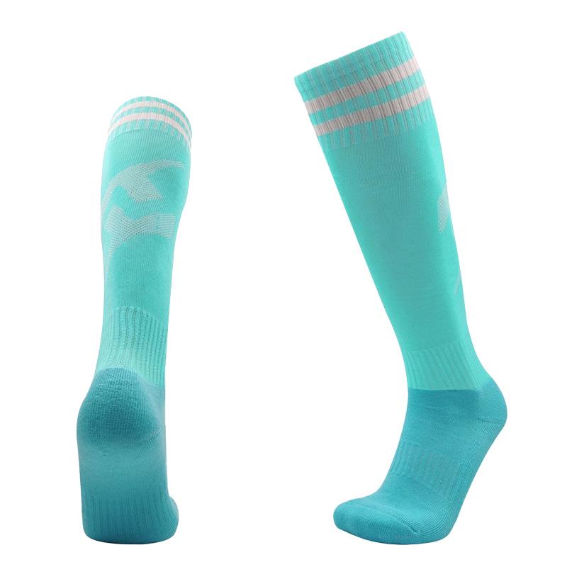 

Мужские спортивные носки выше колена для бега, тренировок и футбола Child One Size озеро синий