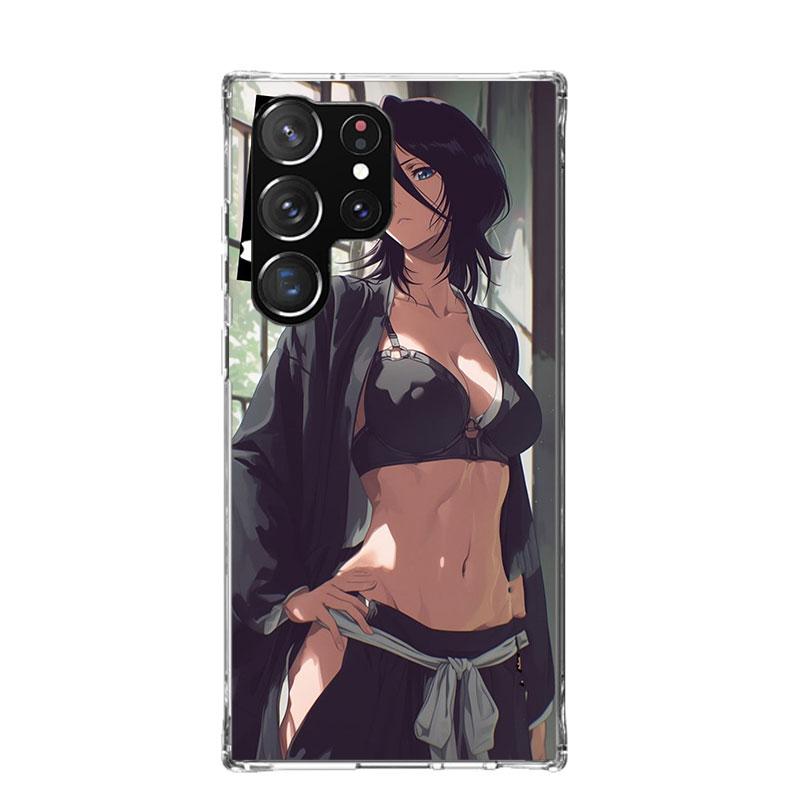 Bleach Kuchiki Rukia Phone Case For Samsung Galaxy S25 Edge S24 S23 S22 S21 FE S20 Ultra S10 Plus + Art Customized Coque Capa Ga