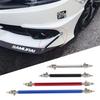 2PCS 75mm Racing Adjustable Front Bumper Lip Splitter Support Bar/Pull Rod Kit