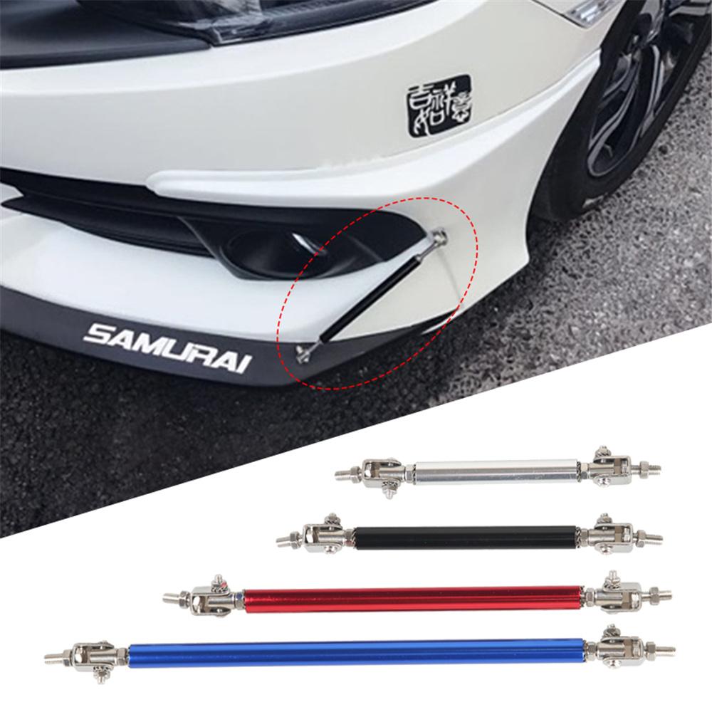 2PCS 75mm Racing Adjustable Front Bumper Lip Splitter Support Bar/Pull Rod Kit