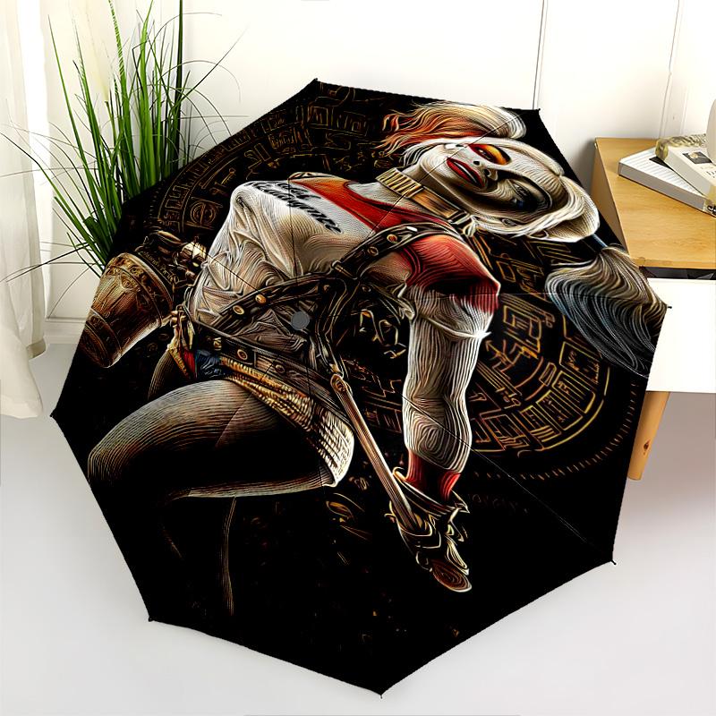 Suicide Squad Villains Rise Folding Umbrella Suitable For All Seasons Travel Printing Gift Umbrella