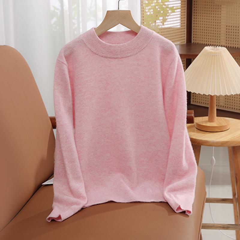 A-Point Children's Pure Wool Sweater - Autumn/Winter Round Neck Pullover for Boys and Girls