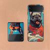 French Bulldog Dog Pug Coque For Samsung Z Flip7 6 Galaxy Case Shockproof Z Flip5 Z Flip3 4 5G Hard Cover Phone TPU PC Hard Fun