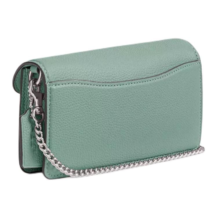 Coach Tabby Leather Envelope Shoulder Bag, Crossbody Bag Small Women's Aquamarine CJ925-LHAQM