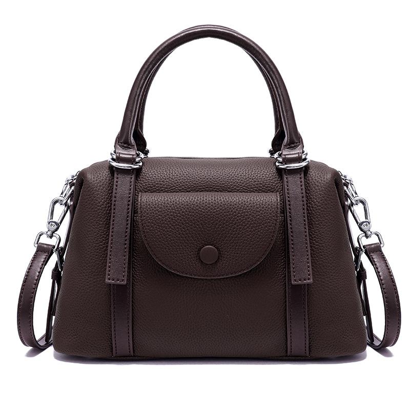 

A Retro and Stylish Single-shoulder Bag, A Versatile and High-end Commuter Handbag, and A Crossbody Bag кофейный