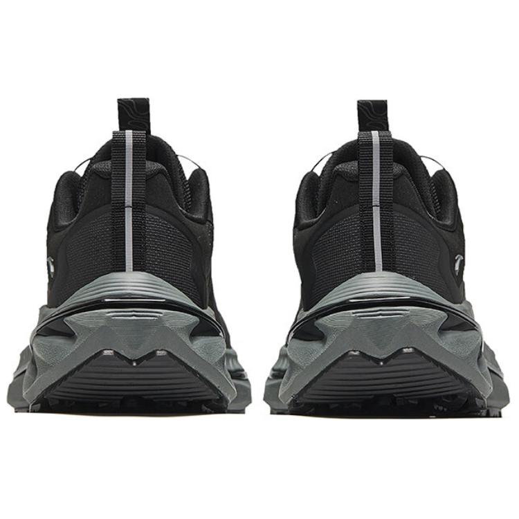 New Anta Wild PRO Anti Slip Wear Resistant Low Top Trail Running Running Shoes Men's Black Gray 112445589-4