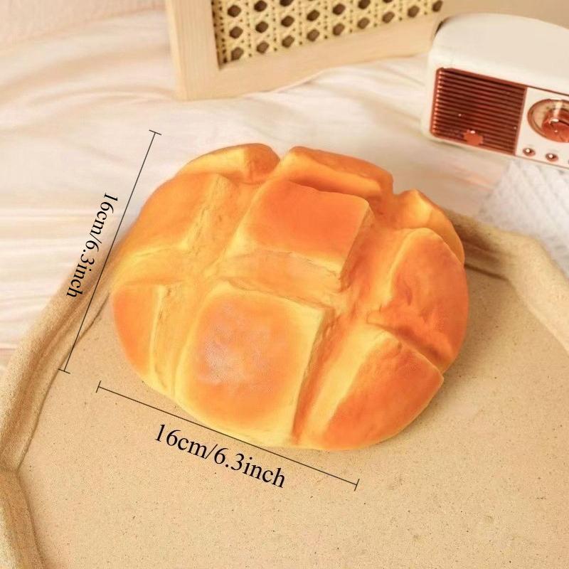 Zacht Gesimuleerd Toastbrood Knijp Stressverlichtende Speeltjes Ananasbroodje Squishies Fidget Speeltje Decompressie Langzame Terugslag Sensorisch Speeltje