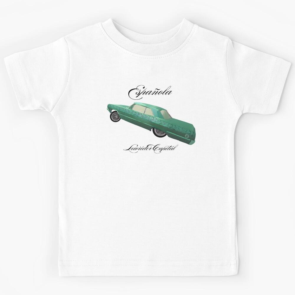 Espanola New Mexico Lowrider Capital Kids T-Shirt 130