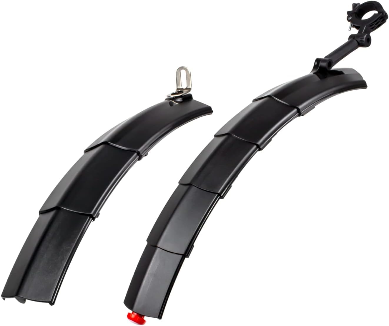 

GORIX Телескопическое крыло со светом и задним крылом для легкой установки защиты от брызг воды (Передний комплект) Велосипеды, (GFD-SSL811-2), Брызговик,