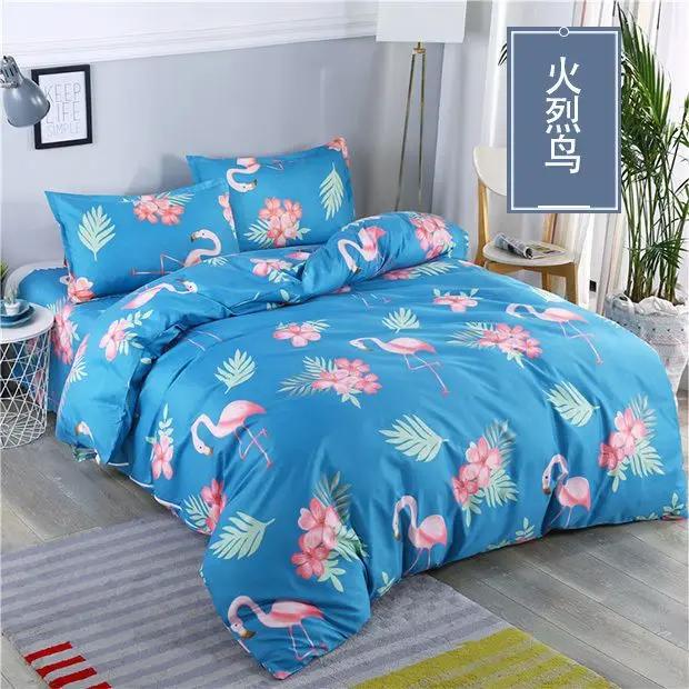 

Минималистичный односпальный комплект пододеяльника 150x200 см, мягкое постельное белье для общежития, дышащая ткань с геометрическими узорами 200x230