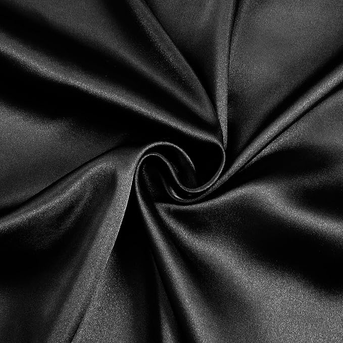 

3 м/5 м атласная ткань по ярдам блестящая роскошная металлическая блестящая обивка подкладка драпировка своими руками поделки мягкие для свадебных украшений 700x145cm чёрный