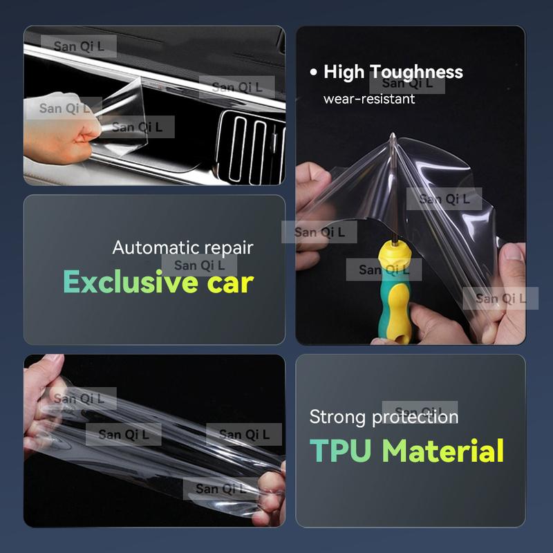 Interior TPU for MG ONE  2024 Protective Film Cover Anti-Scratch Gearbox Panel Navigation Screen Automotive