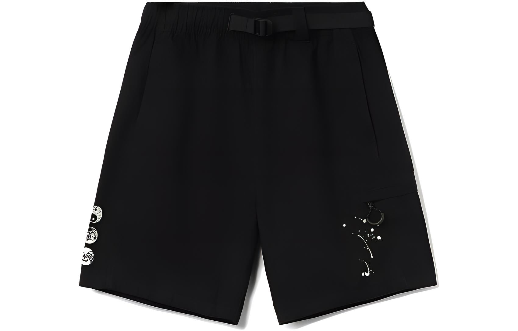 Li Ning Skateboard Sports Shorts Men s Black AKSR445-1 2XL