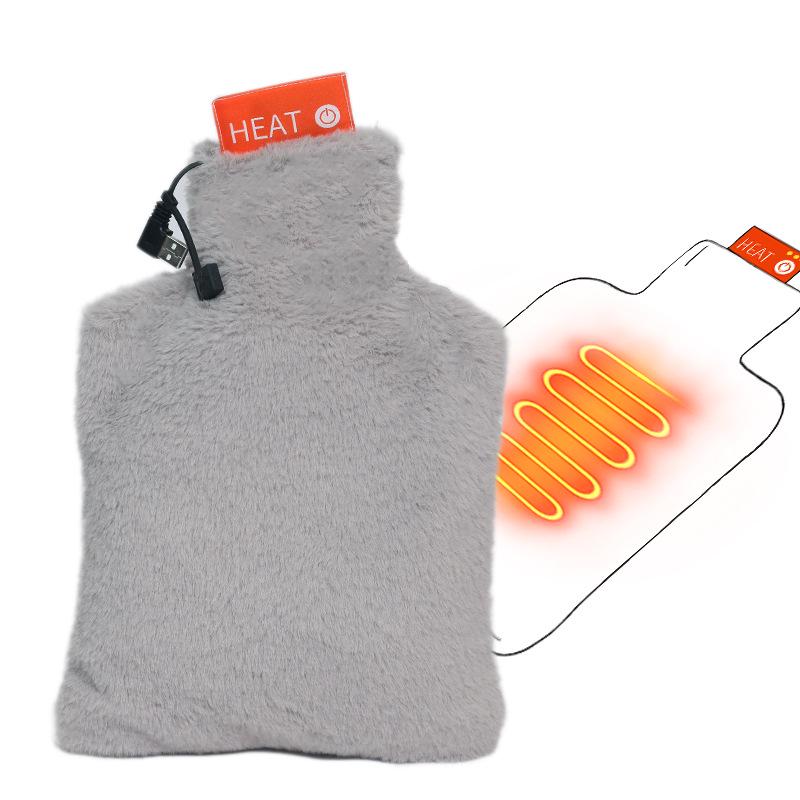 USB Heated Hand Warmer & Back Pillow – Electric Cushion for Winter