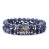 Owl Bracelet Natural Stone Braclet Men Women Pulseira Masculina Bileklik Pulseras Mujer Bijoux Armband Set Jewelry Joias