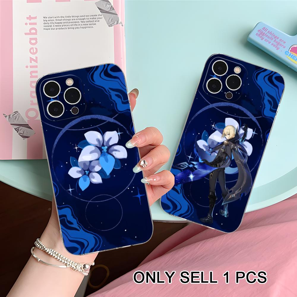 Game GI Dainsleif Phone Case for iPhone 17 16 15 14 13 12 11 X XR XS Air Pro Max Plus Mini Soft TPU Clear Cover