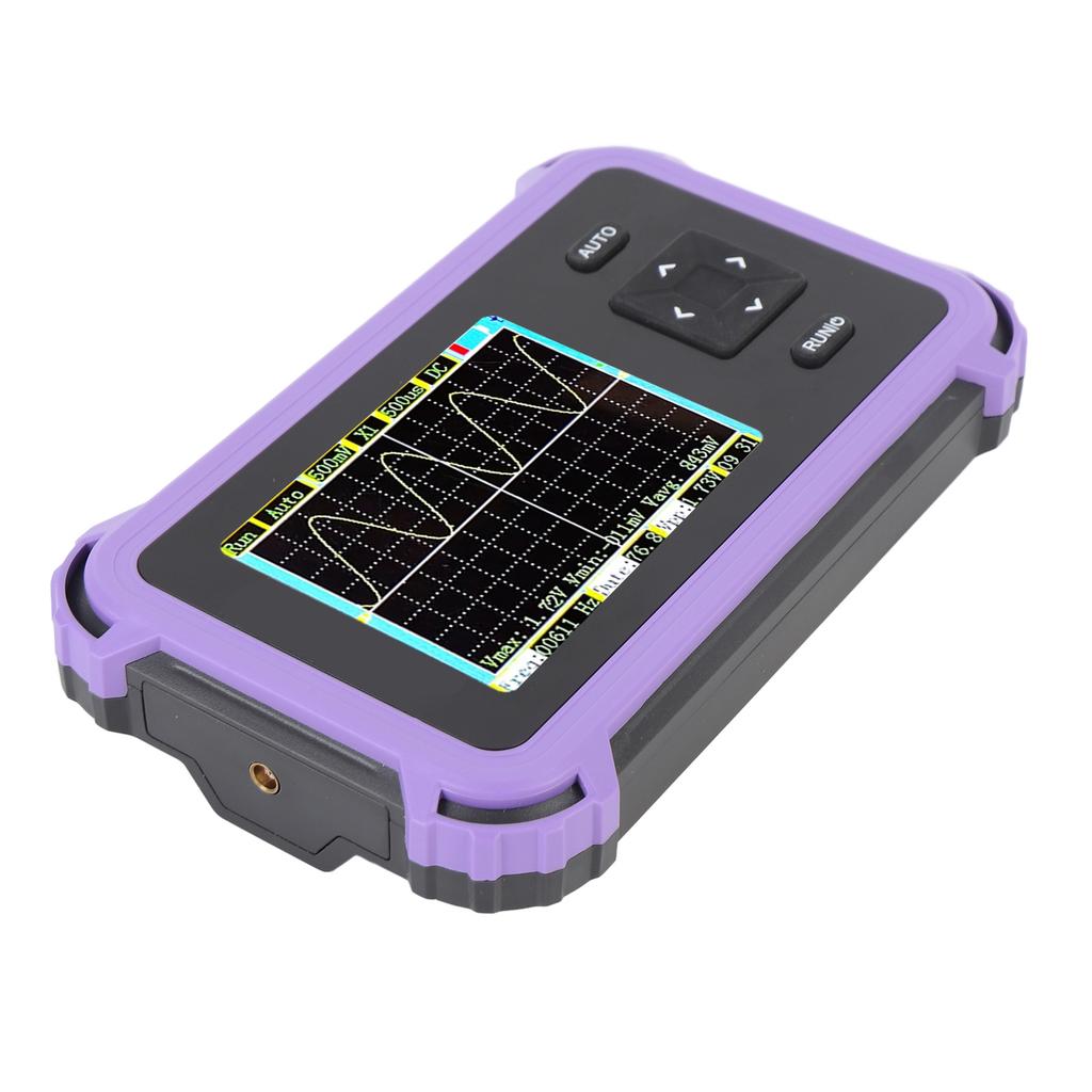 Handheld Digital Oscilloscope Portable Kit 2.8in Screen 8.33MS/s High Sampling Rate 1Mhz Bandwidth P