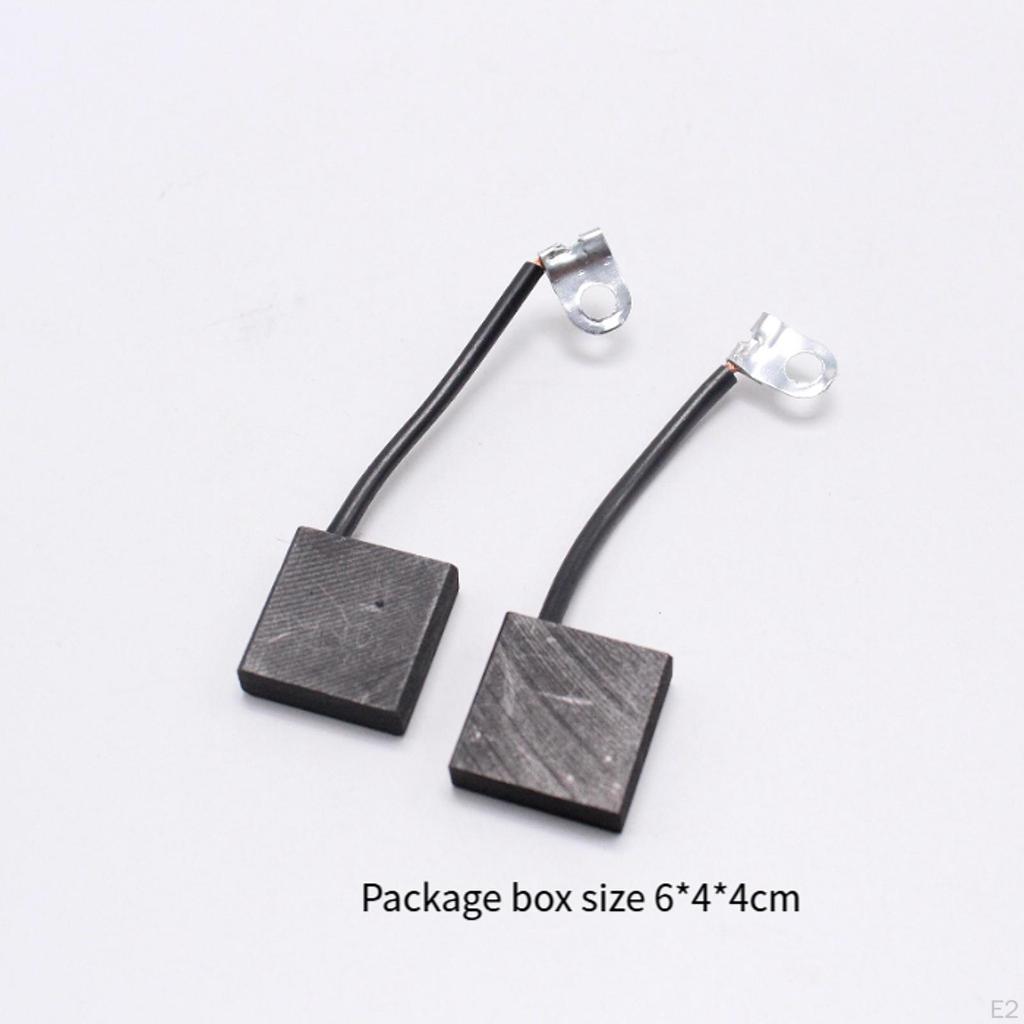 2x Kohlebürsten Elektromotorbürsten Mehrzweck Tragbares Elektrowerkzeugzubehör