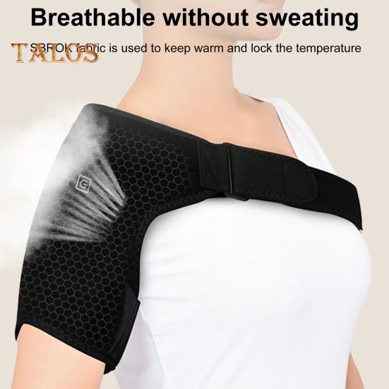 Beheiztes Schulterpolster, USB, 3 Temperatureinstellungen, einstellbar, für Männer und Frauen, zur Linderung von Schmerzen und Steifheit in der Schulter, elektrisches beheiztes Schulterpolster