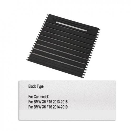 Center Console Cup Holder Tray Roller Blind Cover For BMW X5 F15 X6 F16 2014-18