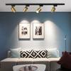 LED Track Light Rail GU10 Aluminum Ceiling Light Modern Gold Tracking Lighting Fixture Clothing Shop Spotlights Ceiling Lamps