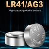 LR41/AG3 Highly Power Button Coin Cell Batteries Coin Cell Battery 1.5V Button Battery for Watch Remote Powers Supply