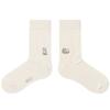 SNOOZY Malteser Welpen Bestickte Socken (beige)