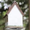 Dekoracyjny domek dla ptaków na zewnątrz Wiszący karmnik dla ptaków Żywica Ozdoby wiejskie do ogrodu Ornamenty krajobrazowe Pudełko na gniazdo dla ptaków papug