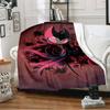 Cartoon Game Hollow Knight 3D Printed Blanket, Soft and Comfortable Warm Blanket, Bed Use, Sofa, Outdoor Travel Cover Blanket