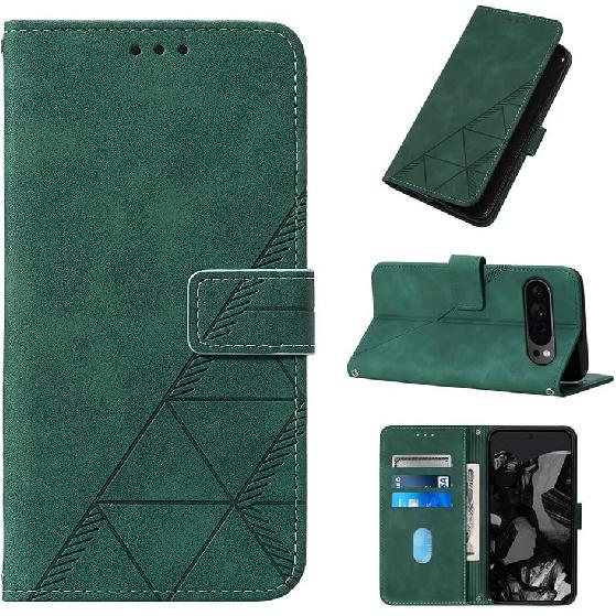 Flip Case for Google 9 Pro XL Faux Leather Wallet Holster with Cards Holder Kickstand Magnetic Closure Shockproof Folio Protect Cover for Google