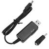 Кабель-усилитель USB на DC для Power Bank, роутера, 5В на 9В/12В, повышающий, с цифровым дисплеем, регулируемый, 5521m