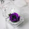 Preserved Crystal Rose Acrylic Flower Gift Box for Valentine's Day Confession