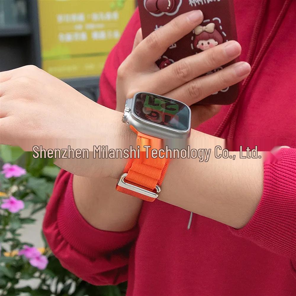 49mm Nylon Loop Band for Apple Watch Series 6, 7, 8, 9, SE, Ultra 2, Alpine