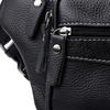 PU Waist Bag Men's Mobile Phone Bag Outdoor Sports Cycling Chest Bag
