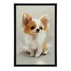 Uroczy Corgi - Plakat Dla Dzieci Uroczy Corgi - Plakat Dla Dzieci, 50X70 Cm, Rama Drewniana Jasny Dąb, Papier Matowy 230 Gsm