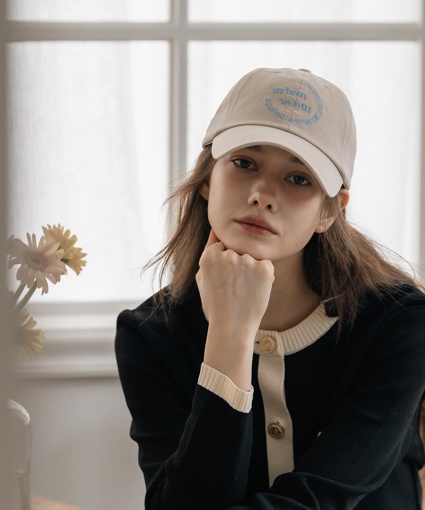 Teochisoul Urban Muse Modern Logo Ball Cap (Light Beige)