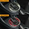 1PC Real Carbon Fiber For Volkswagen Beetle 2012-2019 Car Gear Shift Panel Frame Decoration Sticker Auto Interior Accessories