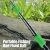 Fishing Rod Holder Ball Lightweight Angling Pole Stopper Rotational 4-in-1 Fishing Rod Fixed Ball For Hiking Travel Outdoors