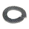 Factory Stock Gold Metal Color Alloy With Bling Rhinestone Hip Hop 5MM Single Row Iced Out Tennis Chain Necklace