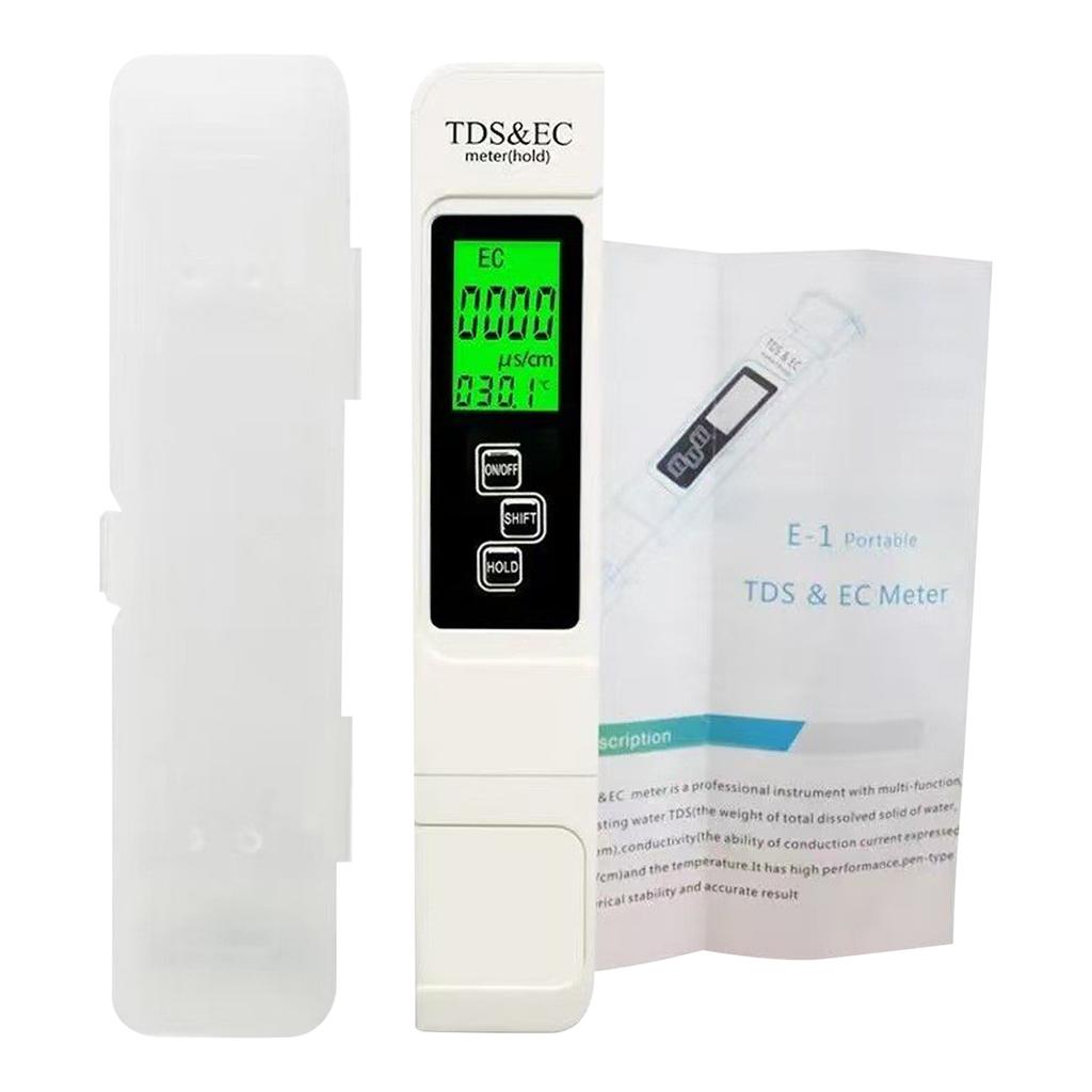 Stylo Testeur de Qualité de l'Eau Haute Précision pour Eau du Robinet et Purificateur Stylo Instrument de Test d'Eau 3-en-1