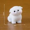 Micro Landscape Cute Little White Dog Doll Blind Box Garden Decoration AccessoriesCar Desktop Mini Ornaments