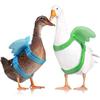 4pcs pet duck outdoor walking belt, hen skin belt, adjustable outdoor training leash, chicken, goose, hen